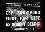 Image of explosion of Hindenburg New Jersey United States USA, 1937, second 5 stock footage video 65675047081