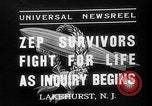 Image of explosion of Hindenburg New Jersey United States USA, 1937, second 8 stock footage video 65675047081