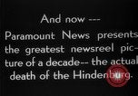Image of explosion of Hindenburg New Jersey United States USA, 1937, second 40 stock footage video 65675047082