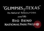 Image Texas natural resources Texas United States USA, 1936, de la seconde 16 séquences d'archives historiques vidéo 65675047084