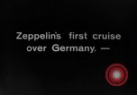 Image of Airships LZ13, "Hansa" and  LZ5 Hamburg Germany, 1912, second 3 stock footage video 65675047087