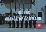 Image of change of command ceremony Nebraska United States USA, 1967, second 22 stock footage video 65675047091