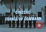 Image of change of command ceremony Nebraska United States USA, 1967, second 24 stock footage video 65675047091