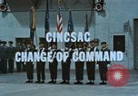Image of change of command ceremony Nebraska United States USA, 1967, second 25 stock footage video 65675047091