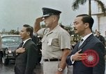 Standbild Vietnamesischen Präsidenten Nguyen Van Thieu Guam, 1967, aus Sekunde 7 historischem Filmmaterial Videoclip 65675047096