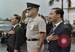 Standbild Vietnamesischen Präsidenten Nguyen Van Thieu Guam, 1967, aus Sekunde 12 historischem Filmmaterial Videoclip 65675047096