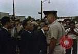 Standbild Vietnamesischen Präsidenten Nguyen Van Thieu Guam, 1967, aus Sekunde 29 historischem Filmmaterial Videoclip 65675047096