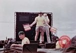 Image of USS Shangri La (CV-38) Bikini Atoll Marshall Islands, 1946, second 4 stock footage video 65675047110