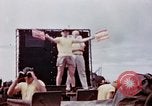 Image of USS Shangri La (CV-38) Bikini Atoll Marshall Islands, 1946, second 10 stock footage video 65675047110