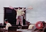 Image of USS Shangri La (CV-38) Bikini Atoll Marshall Islands, 1946, second 16 stock footage video 65675047110