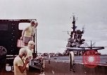 Image of USS Shangri La (CV-38) Bikini Atoll Marshall Islands, 1946, second 40 stock footage video 65675047110