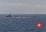Image of US Navy Sixth Fleet maneuvers Mediterranean Sea, 1968, second 8 stock footage video 65675047114