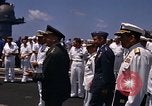 Image of US Navy Sixth Fleet maneuvers Mediterranean Sea, 1968, second 32 stock footage video 65675047114