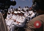 Image of Navy weaponry air show aboard USS Independence Mediterranean Sea, 1968, second 29 stock footage video 65675047115