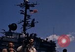 Image of Navy weaponry air show aboard USS Independence Mediterranean Sea, 1968, second 44 stock footage video 65675047115