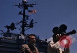 Image of Navy weaponry air show aboard USS Independence Mediterranean Sea, 1968, second 47 stock footage video 65675047115