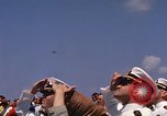 Image of Navy weaponry air show aboard USS Independence Mediterranean Sea, 1968, second 57 stock footage video 65675047115