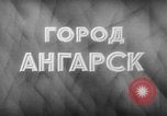 Standbild Neue Stadt in Sibirien Angarsk Sibirien, 1958, aus Sekunde 10 historischem Filmmaterial Videoclip 65675047116