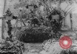Image of graves of Allied soldiers Russia, 1918, second 27 stock footage video 65675047168