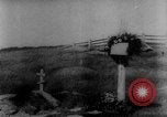Image of graves of Allied soldiers Russia, 1918, second 37 stock footage video 65675047168