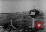 Image of graves of Allied soldiers Russia, 1918, second 38 stock footage video 65675047168
