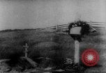 Image of graves of Allied soldiers Russia, 1918, second 39 stock footage video 65675047168