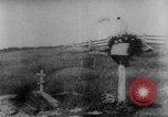 Image of graves of Allied soldiers Russia, 1918, second 40 stock footage video 65675047168