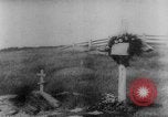 Image of graves of Allied soldiers Russia, 1918, second 41 stock footage video 65675047168