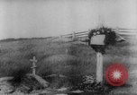 Image of graves of Allied soldiers Russia, 1918, second 42 stock footage video 65675047168
