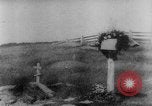 Image of graves of Allied soldiers Russia, 1918, second 43 stock footage video 65675047168