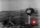 Image of graves of Allied soldiers Russia, 1918, second 45 stock footage video 65675047168