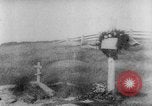 Image of graves of Allied soldiers Russia, 1918, second 47 stock footage video 65675047168