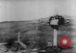 Image of graves of Allied soldiers Russia, 1918, second 49 stock footage video 65675047168