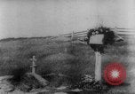 Image of graves of Allied soldiers Russia, 1918, second 50 stock footage video 65675047168