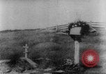 Image of graves of Allied soldiers Russia, 1918, second 51 stock footage video 65675047168