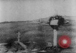 Image of graves of Allied soldiers Russia, 1918, second 52 stock footage video 65675047168