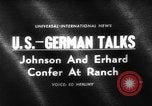 Image Ludwig Erhard Texas United States USA, 1963, de la seconde 1 séquences d'archives historiques vidéo 65675047249