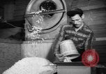 Image of popcorn stuffing New York United States USA, 1959, second 20 stock footage video 65675047253