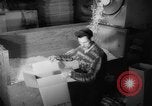 Image of popcorn stuffing New York United States USA, 1959, second 57 stock footage video 65675047253