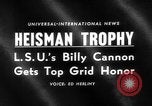 Image of Heisman Trophy New York United States USA, 1959, second 1 stock footage video 65675047255