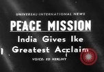 Image of Dwight D Eisenhower India, 1959, second 1 stock footage video 65675047256