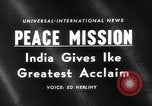 Image of Dwight D Eisenhower India, 1959, second 3 stock footage video 65675047256