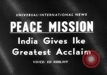 Image of Dwight D Eisenhower India, 1959, second 4 stock footage video 65675047256