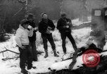 Image of herd of cattle Canada, 1959, second 32 stock footage video 65675047257