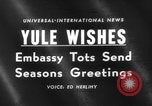 Image of Yule greeting Washington DC USA, 1959, second 1 stock footage video 65675047258