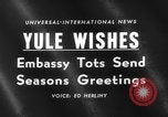 Image of Yule greeting Washington DC USA, 1959, second 5 stock footage video 65675047258