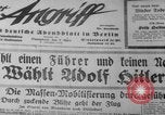 Image Adolf Hitler 1932 et 1933 montée en puissance Allemagne, 1932, de la seconde 31 séquences d'archives historiques vidéo 65675047284