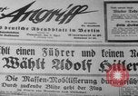 Image Adolf Hitler 1932 et 1933 montée en puissance Allemagne, 1932, de la seconde 32 séquences d'archives historiques vidéo 65675047284