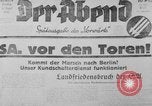 Image Adolf Hitler 1932 et 1933 montée en puissance Allemagne, 1932, de la seconde 44 séquences d'archives historiques vidéo 65675047284