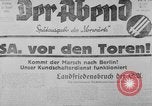 Image Adolf Hitler 1932 et 1933 montée en puissance Allemagne, 1932, de la seconde 45 séquences d'archives historiques vidéo 65675047284